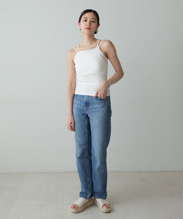 RIB LAYERED CAMI(テレコレイヤードキャミ)