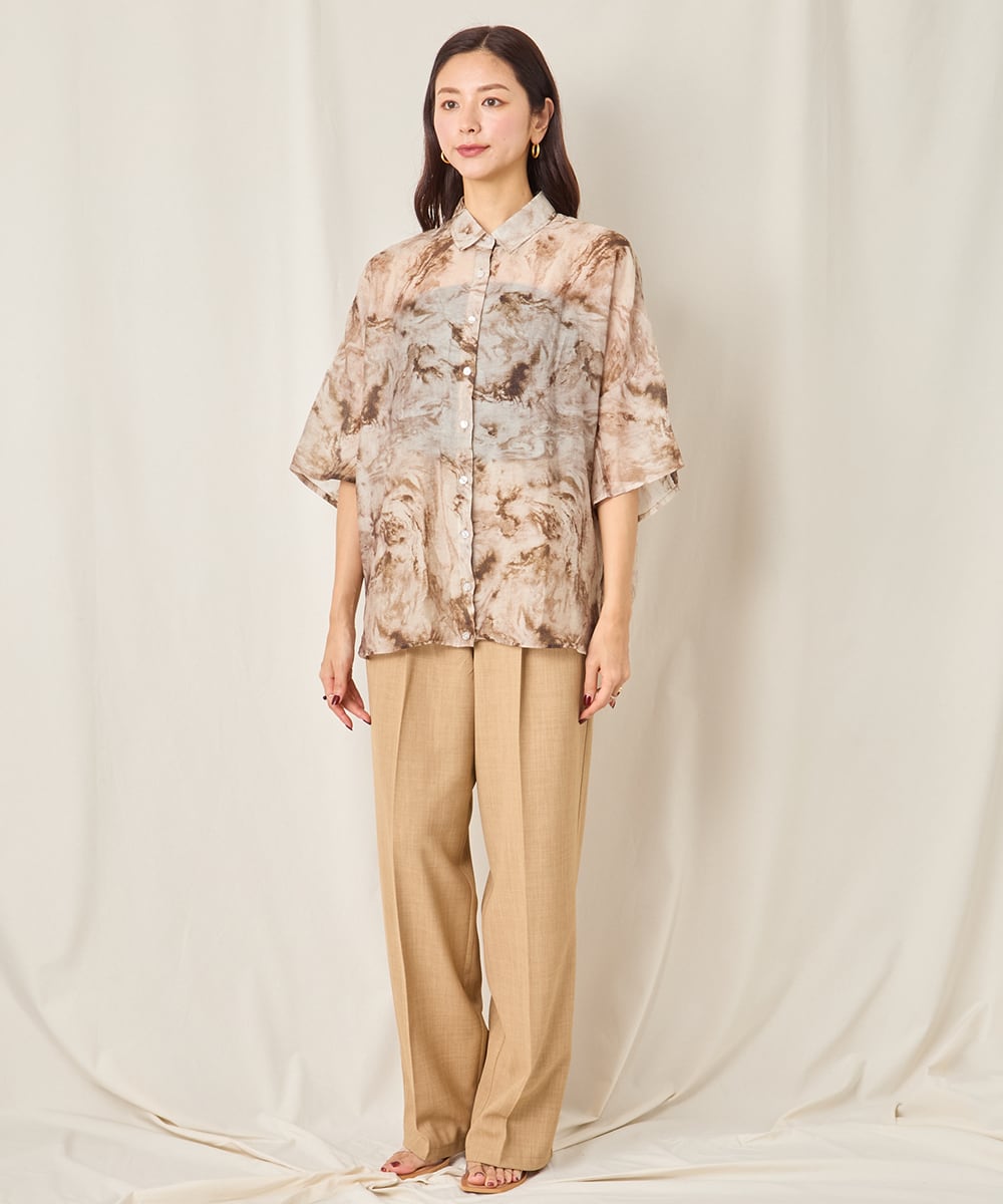 PRINTED SHORT SLEEVE SHIRTGR