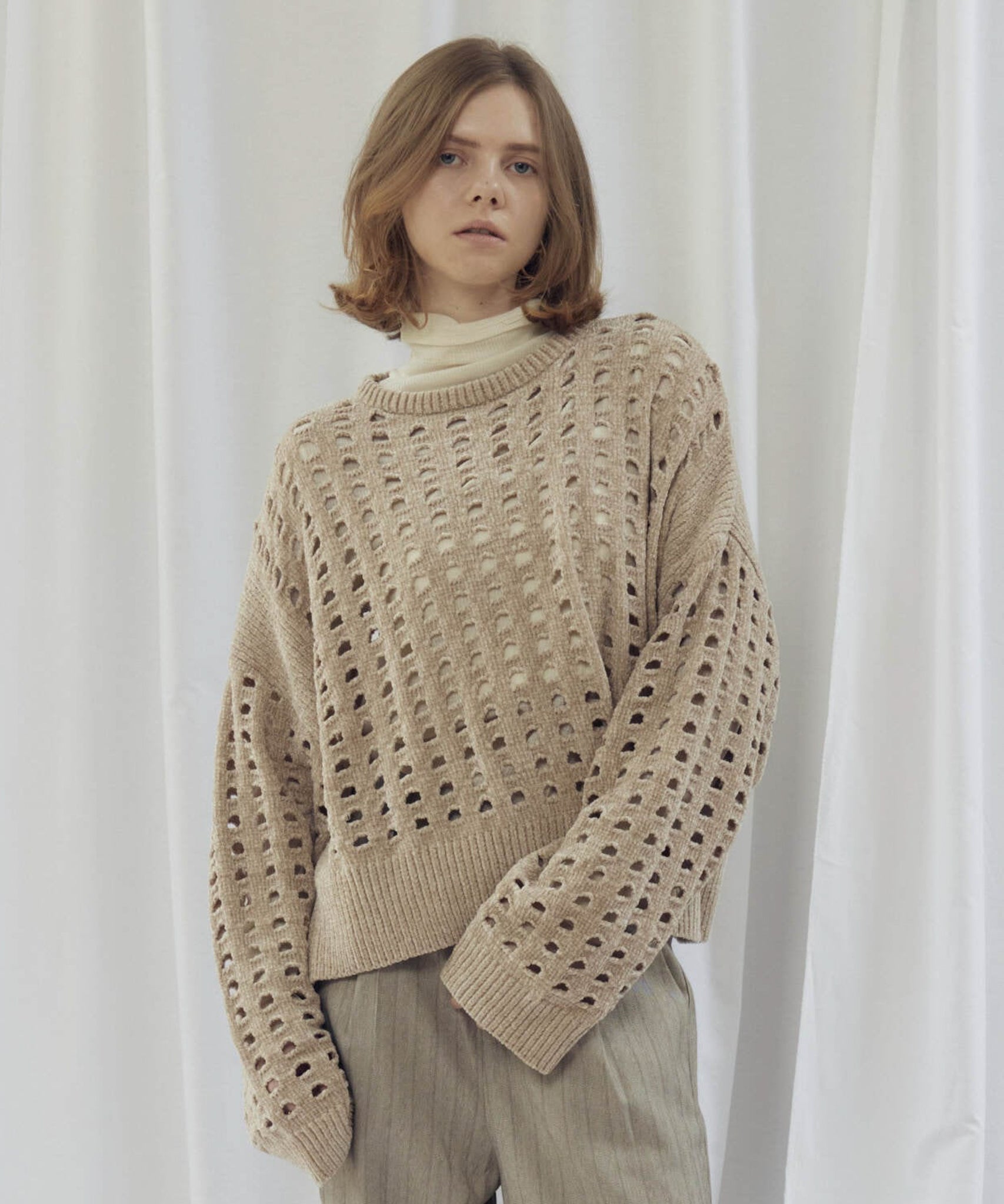 MORE MESH KNIT (モールメッシュニット)