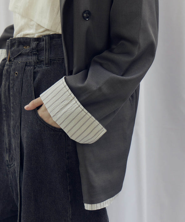 LAYERED DOUBLE TAILORED JACKET