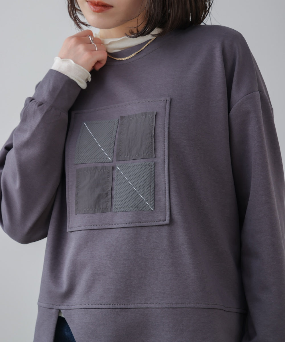 スクエアアートプルオーバー