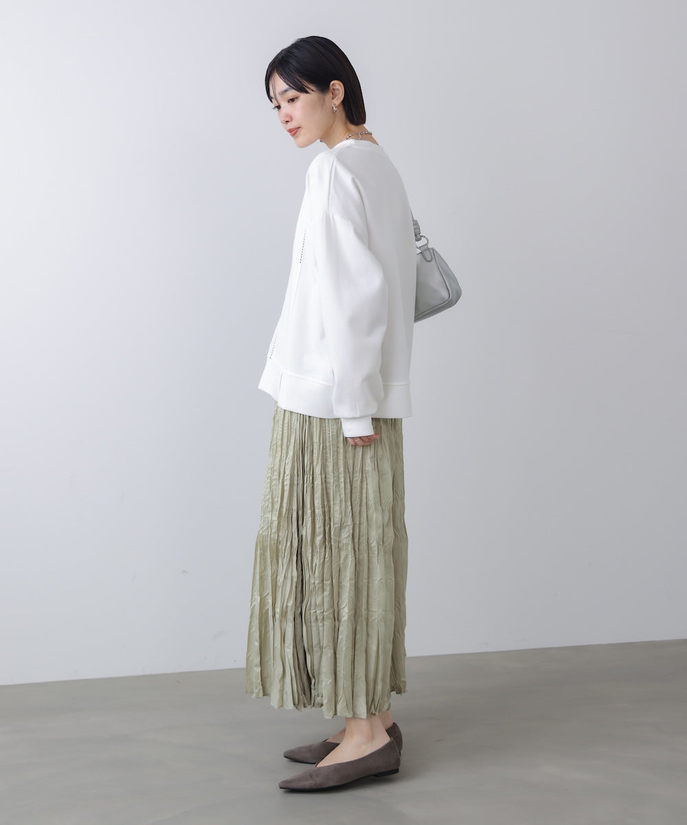【WEB限定】ライン刺繍プルオーバー