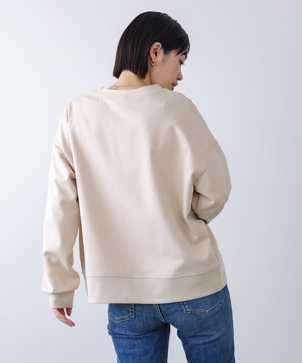 【WEB限定】ライン刺繍プルオーバー