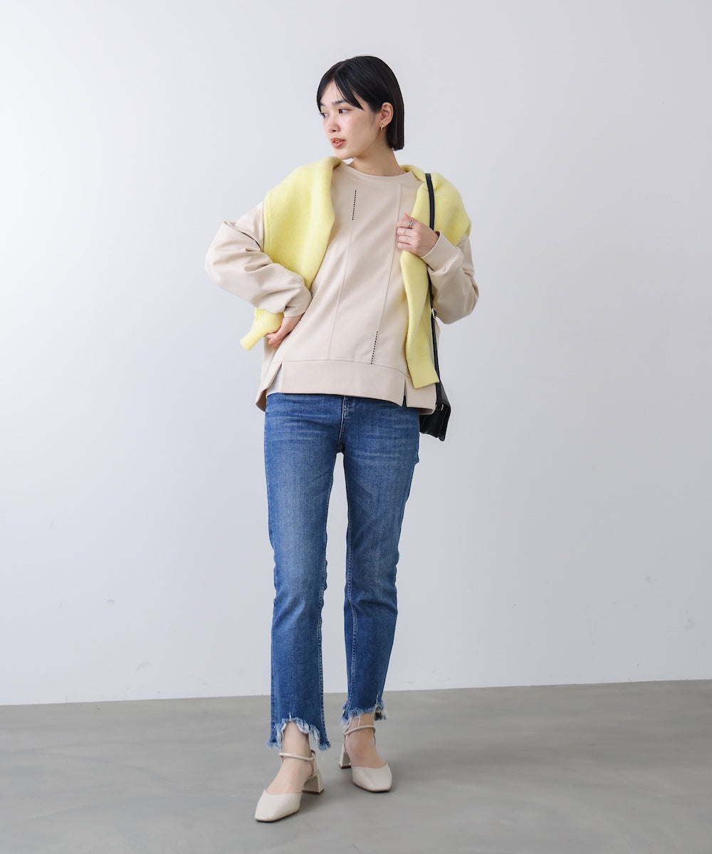 【WEB限定】ライン刺繍プルオーバー