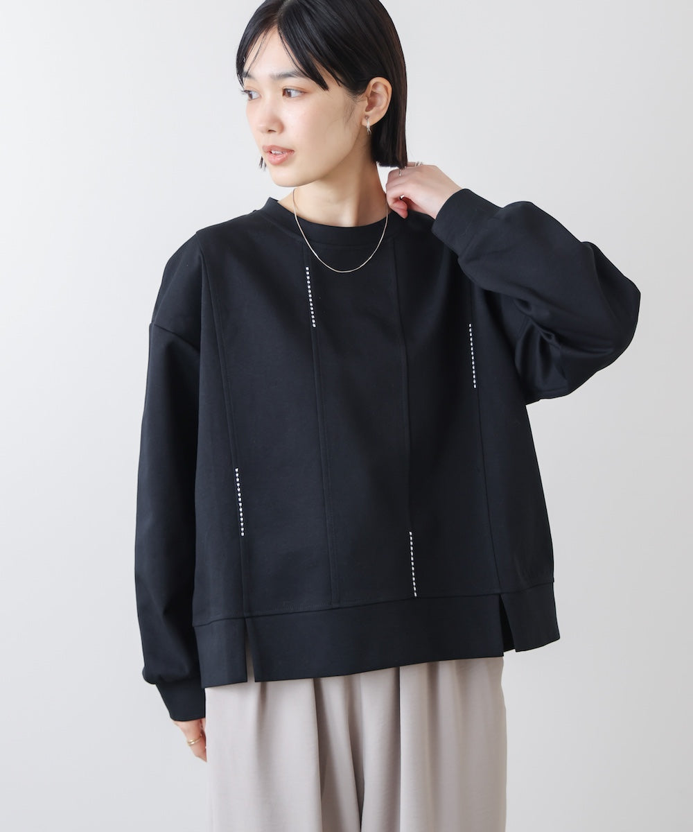 【WEB限定】ライン刺繍プルオーバー