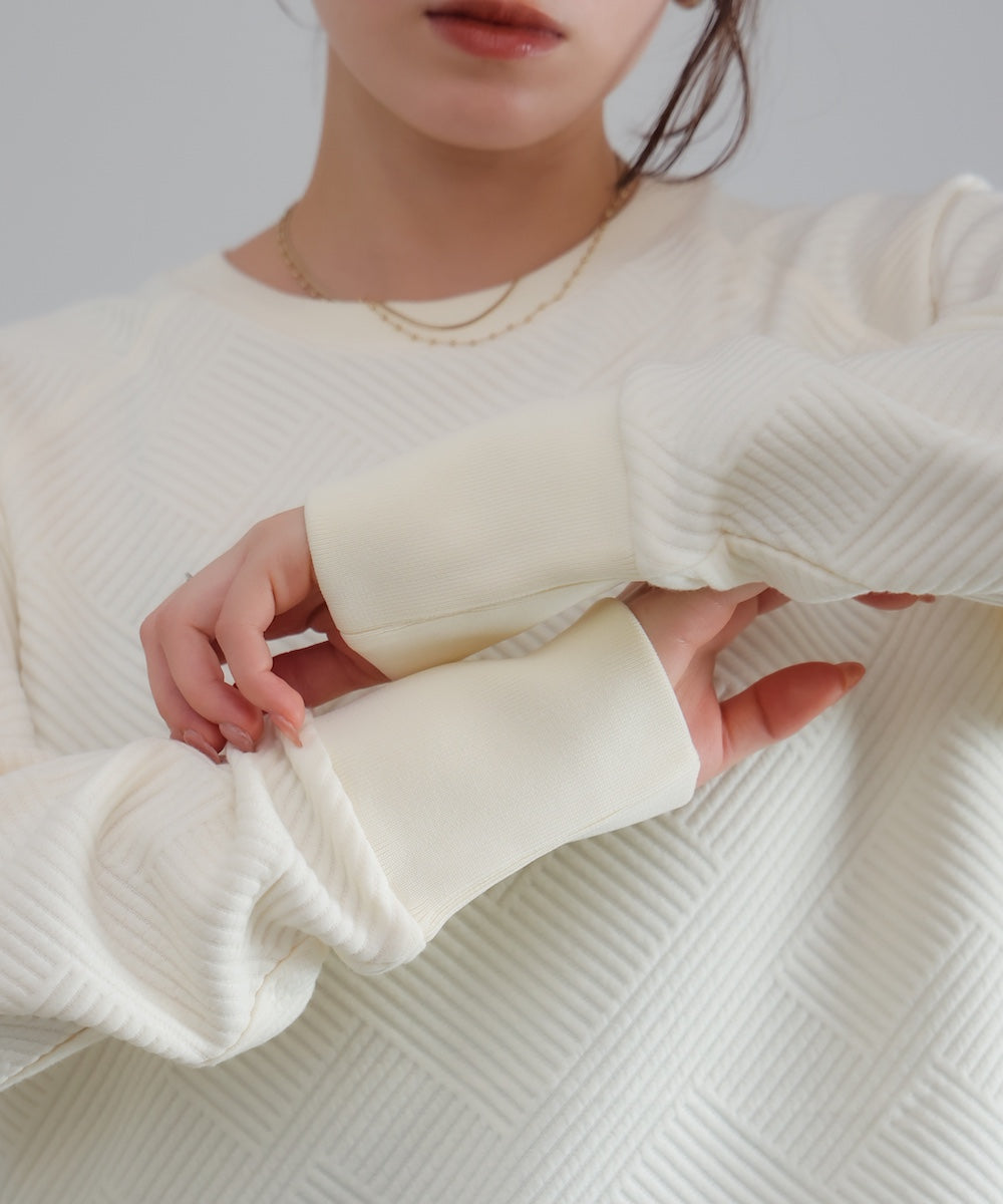 ジャガードプルオーバー