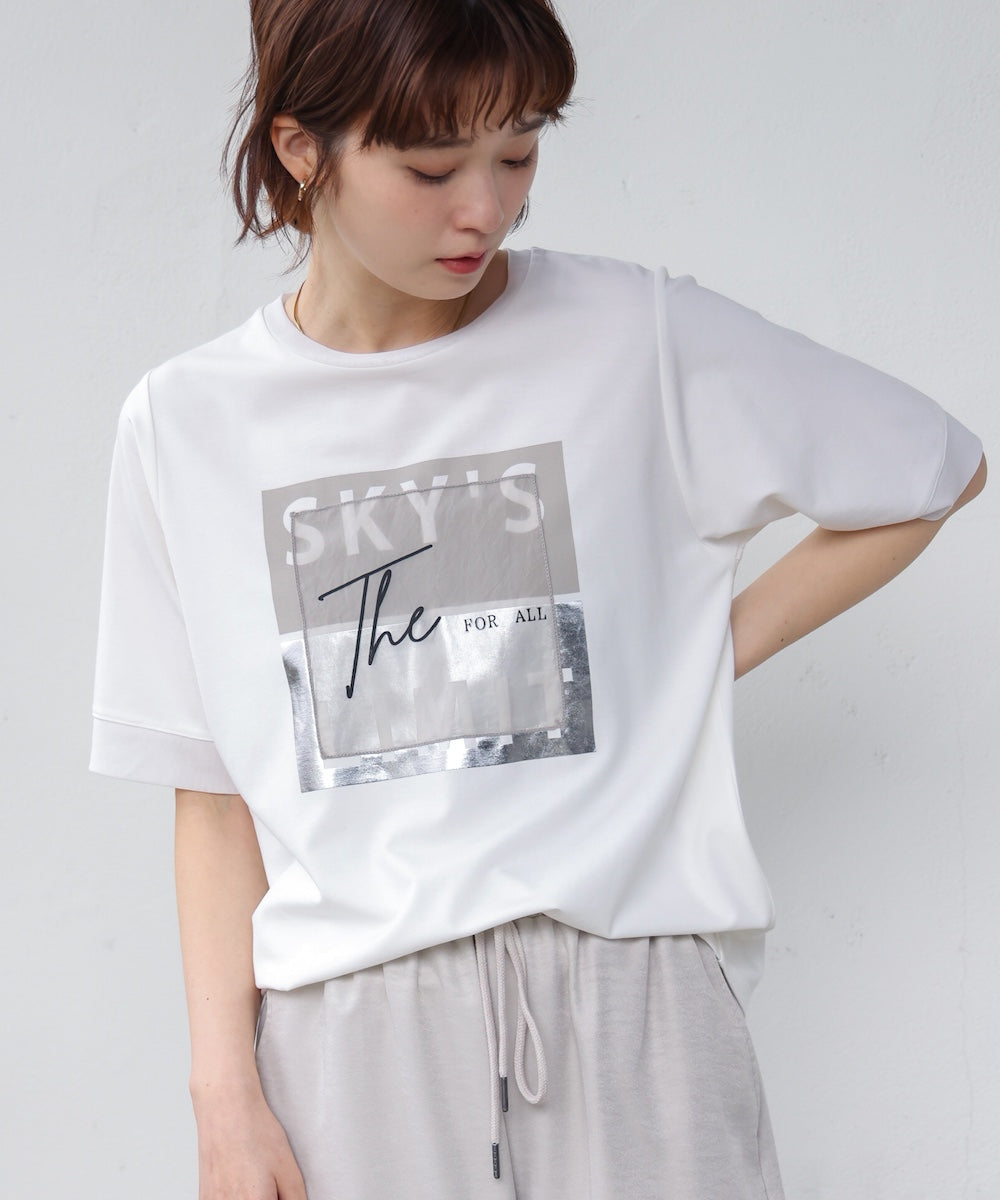 スクエアBOXロゴT-shirt