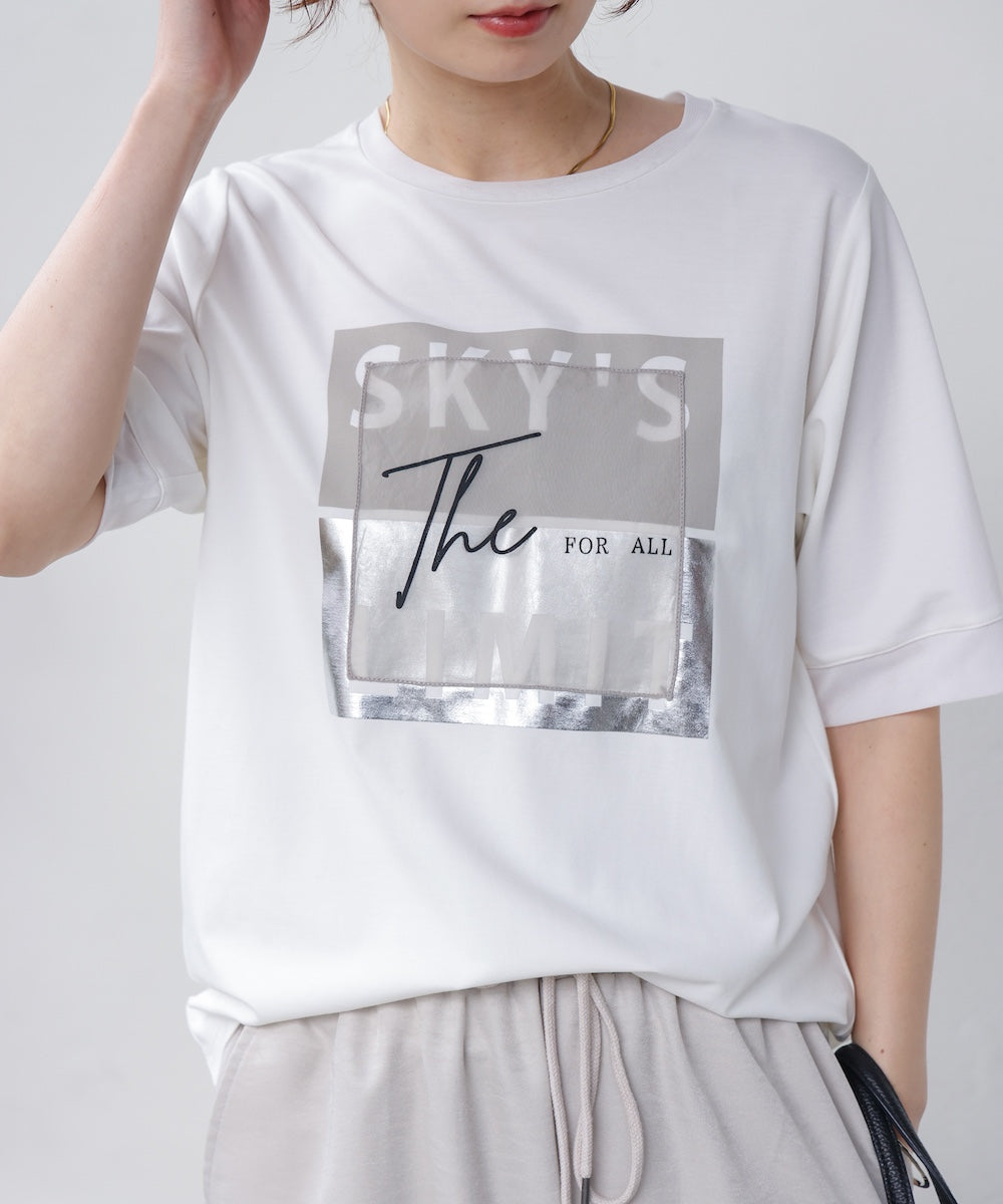 スクエアBOXロゴT-shirt