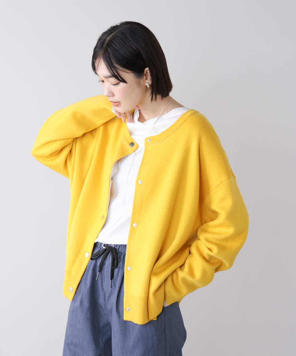 Wシルケットドルマンプルオーバー