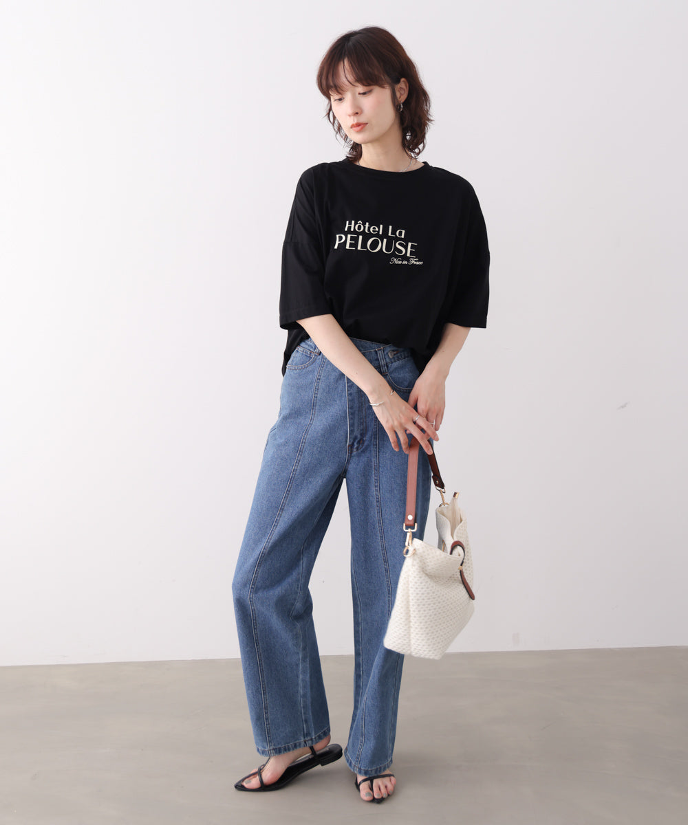 WシルケットロゴT