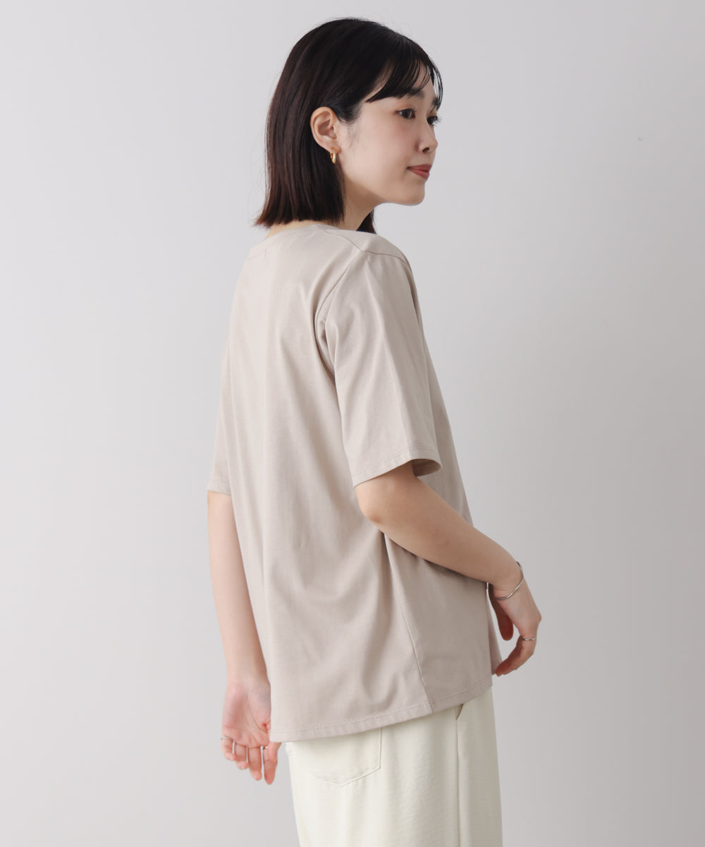 フラワーロゴプリントTee