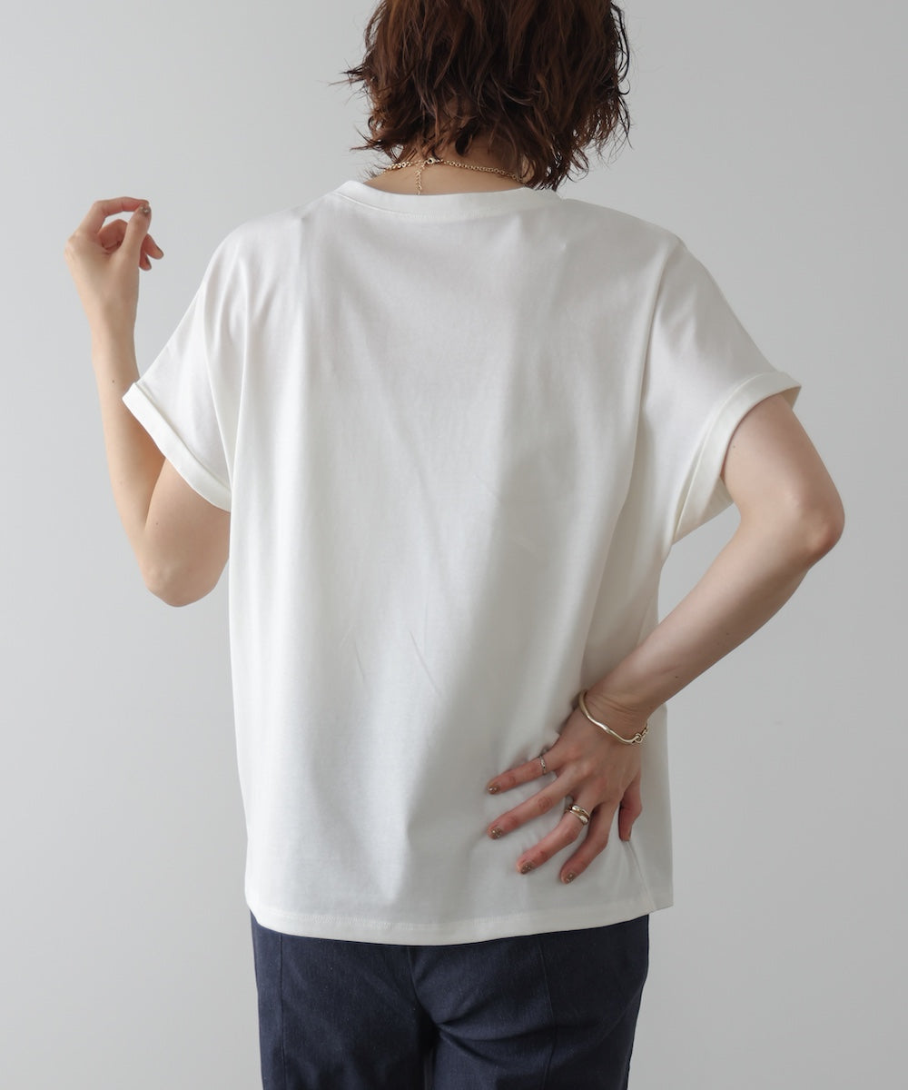 レースロゴフレンチTシャツ