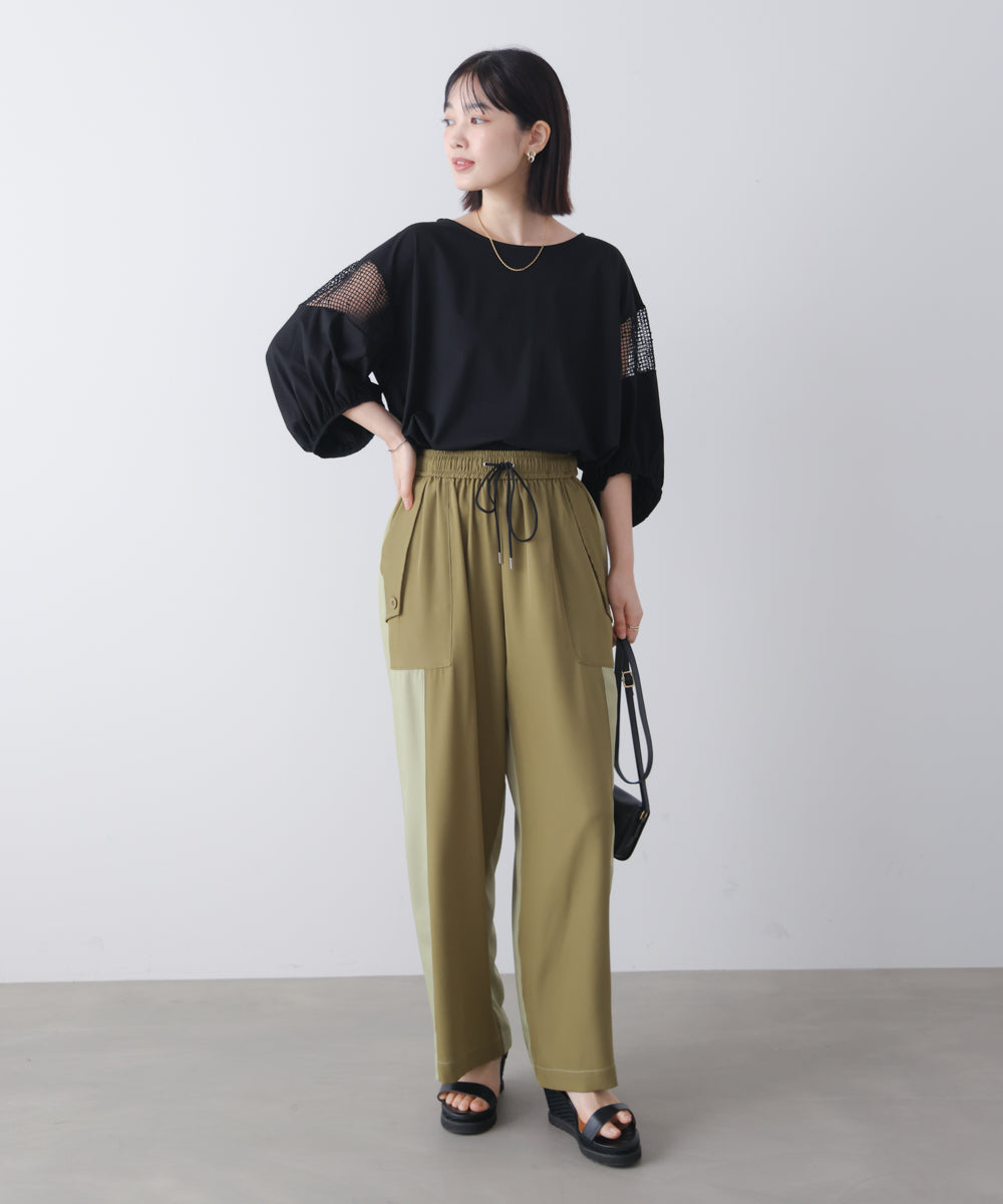 メッシュラインプルオーバー