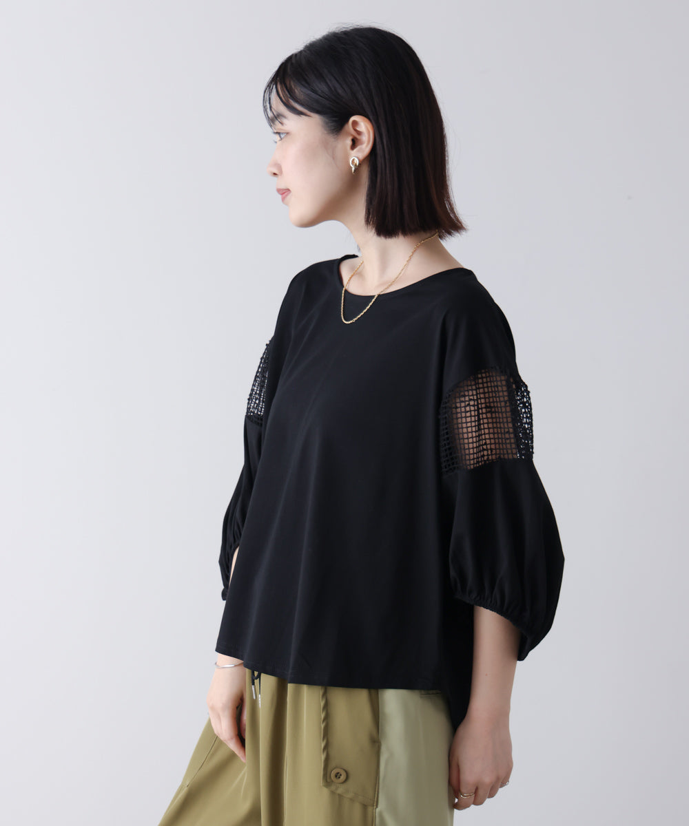 メッシュラインプルオーバー