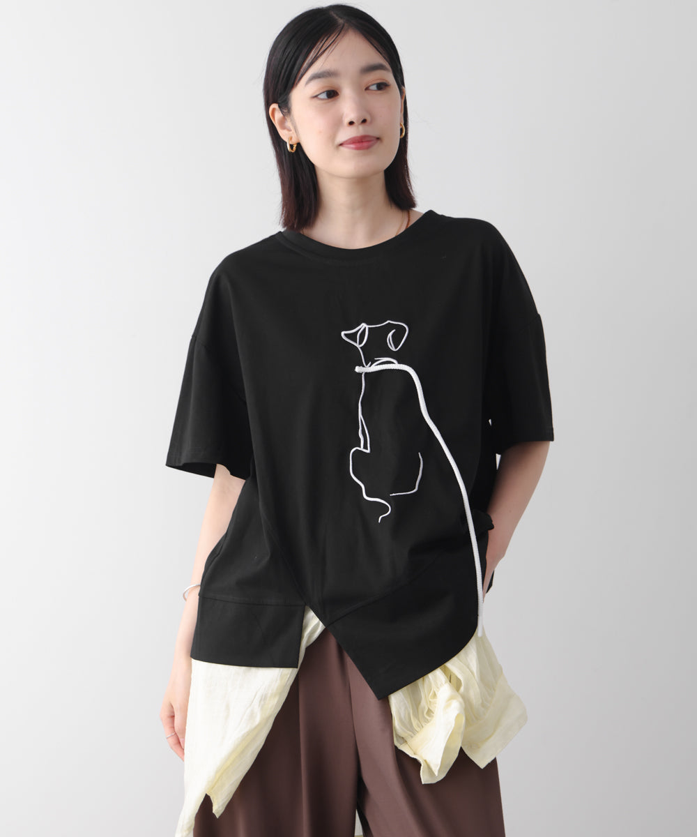 ドック刺しゅうTシャツ