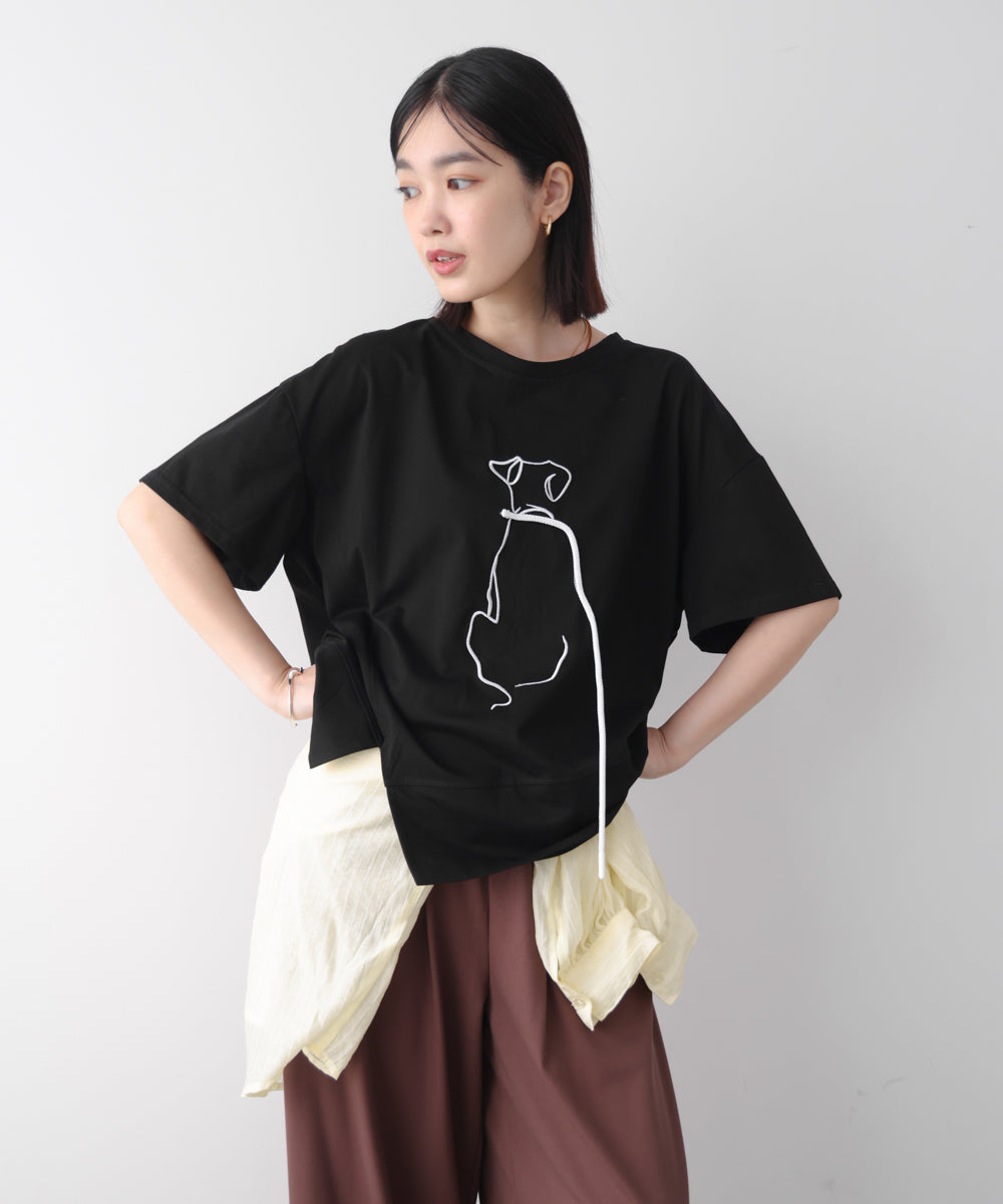 ドック刺しゅうTシャツ