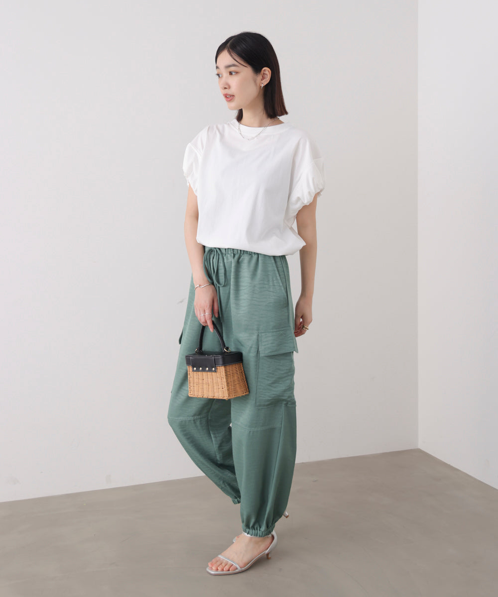 袖バルーンTシャツ