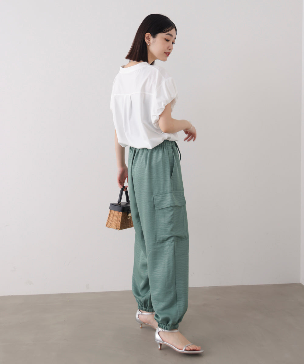 袖バルーンTシャツ
