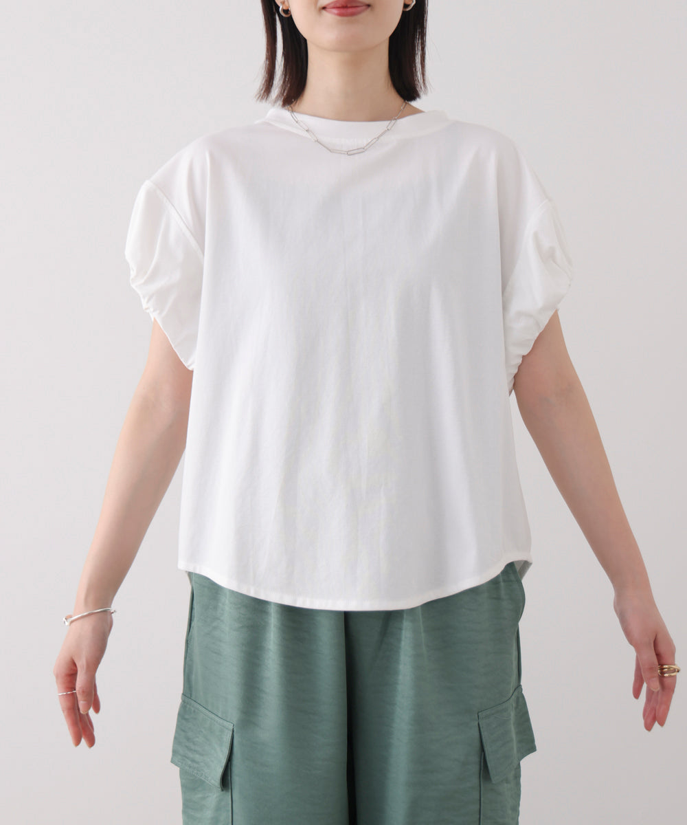 袖バルーンTシャツ