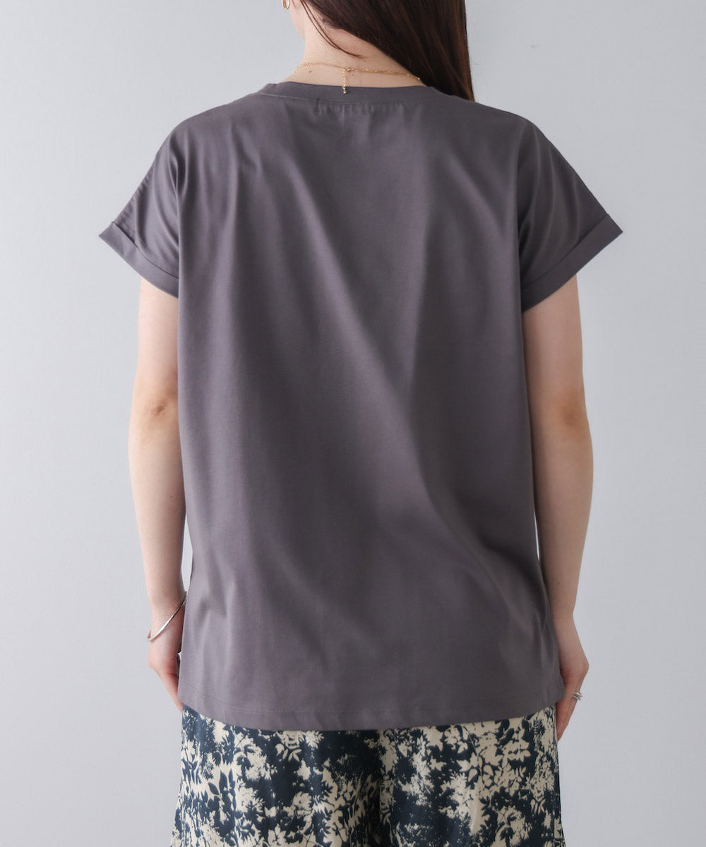 厚盛刺しゅうロゴT-shirt