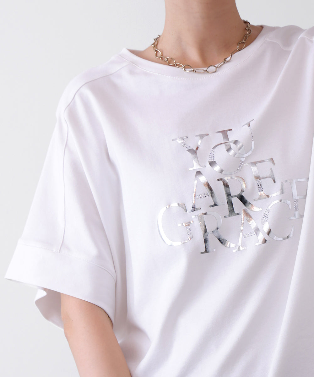ミラーホットフィックスロゴTシャツ
