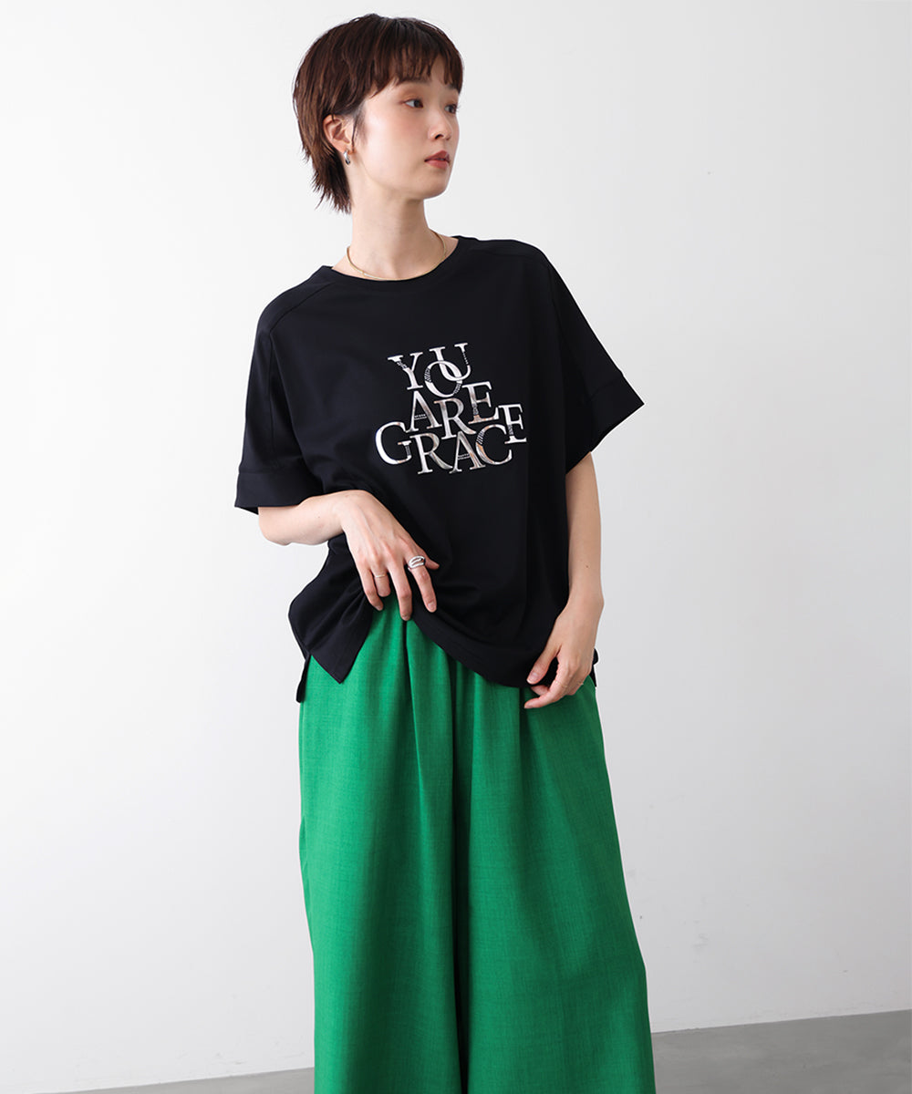 ミラーホットフィックスロゴTシャツ