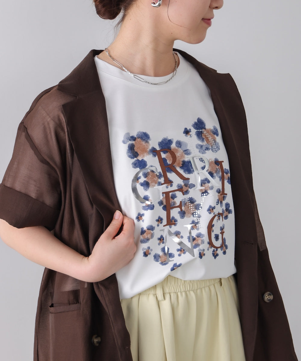 箔×レオパTシャツ