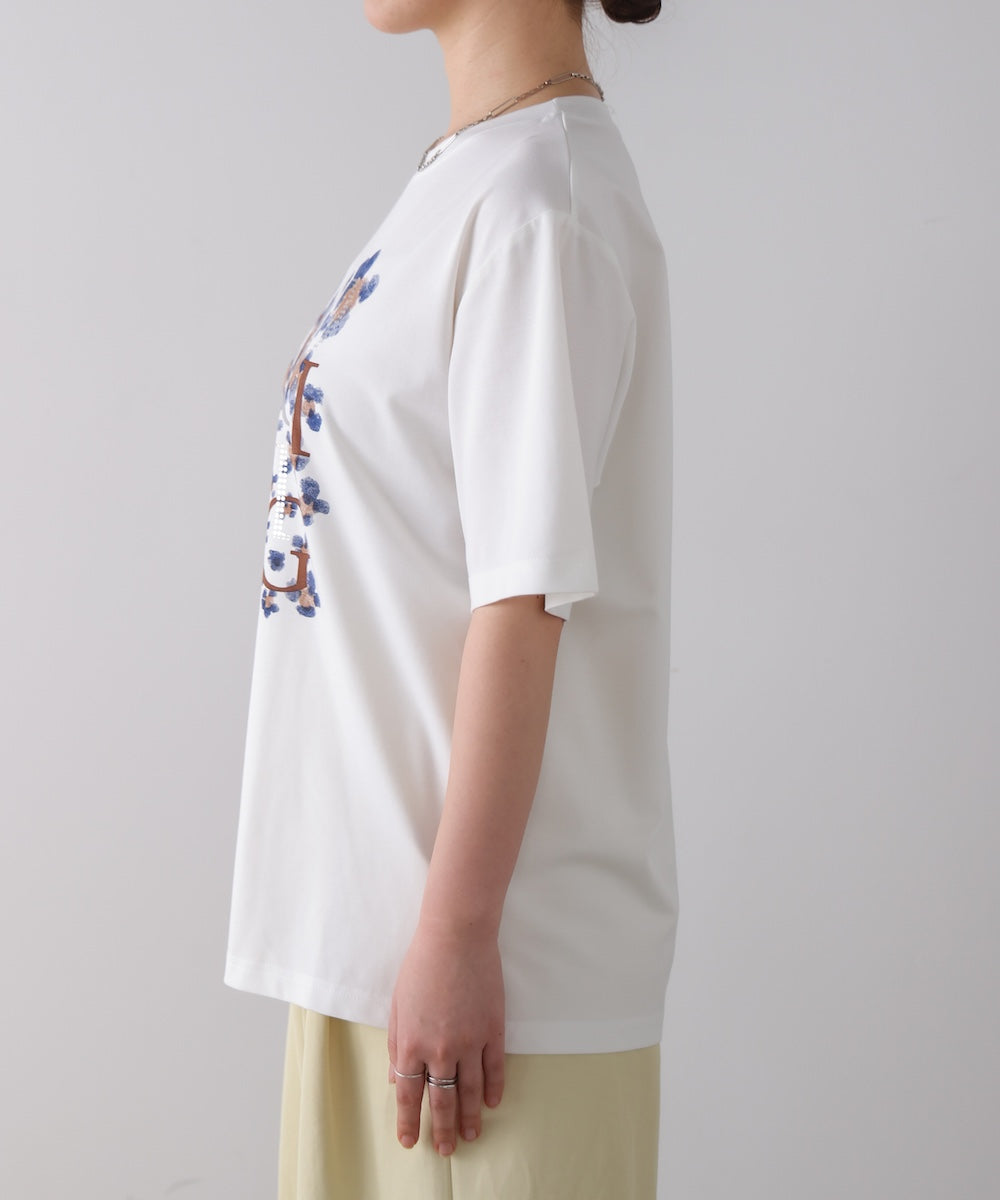 箔×レオパTシャツ