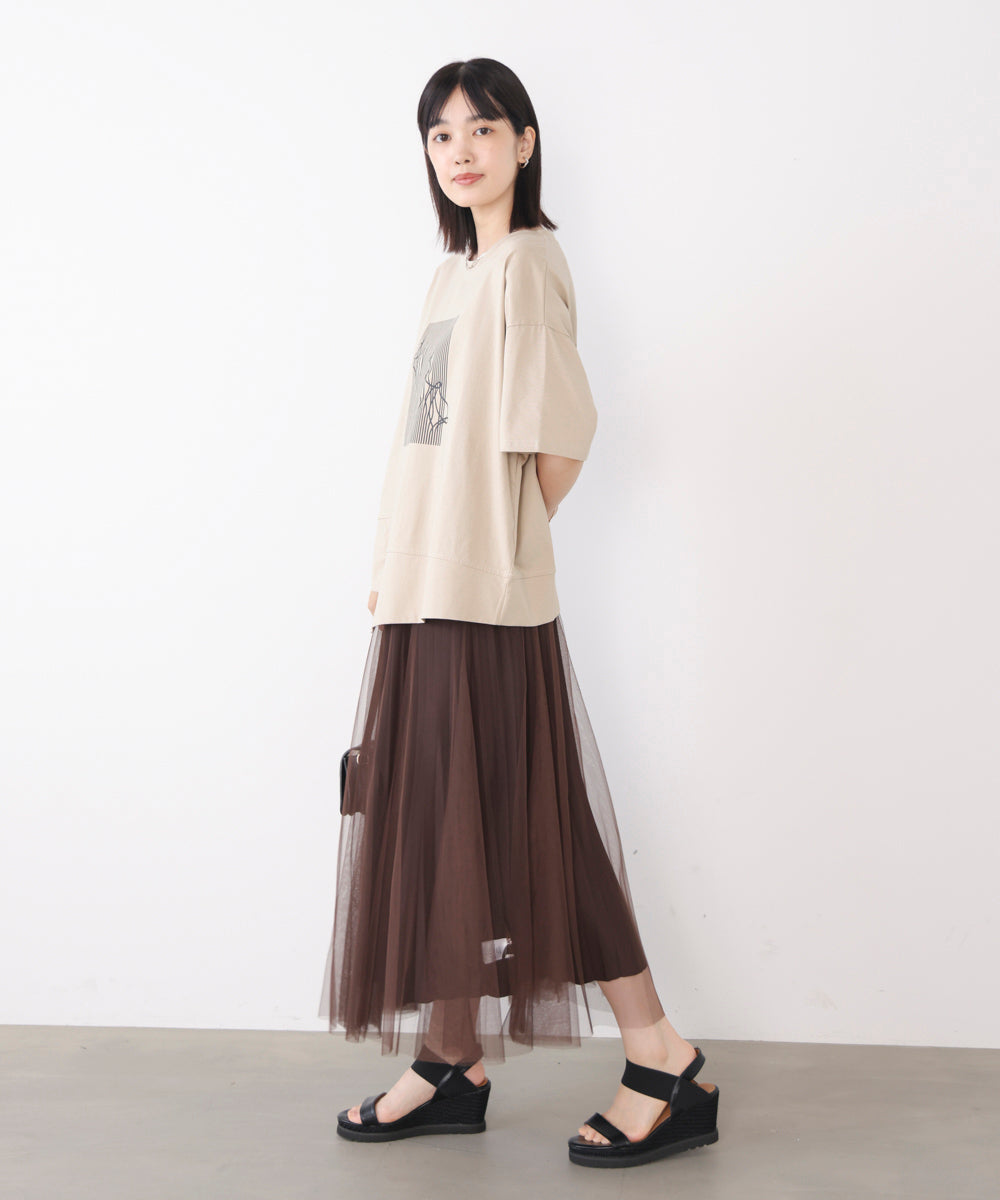 モノラインアートシャツ