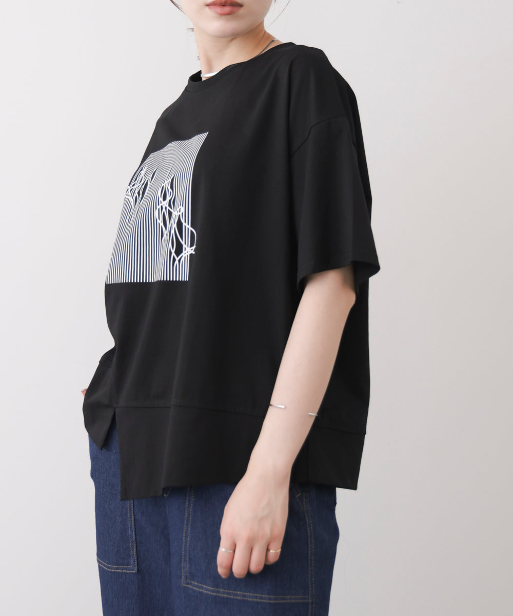 モノラインアートシャツ