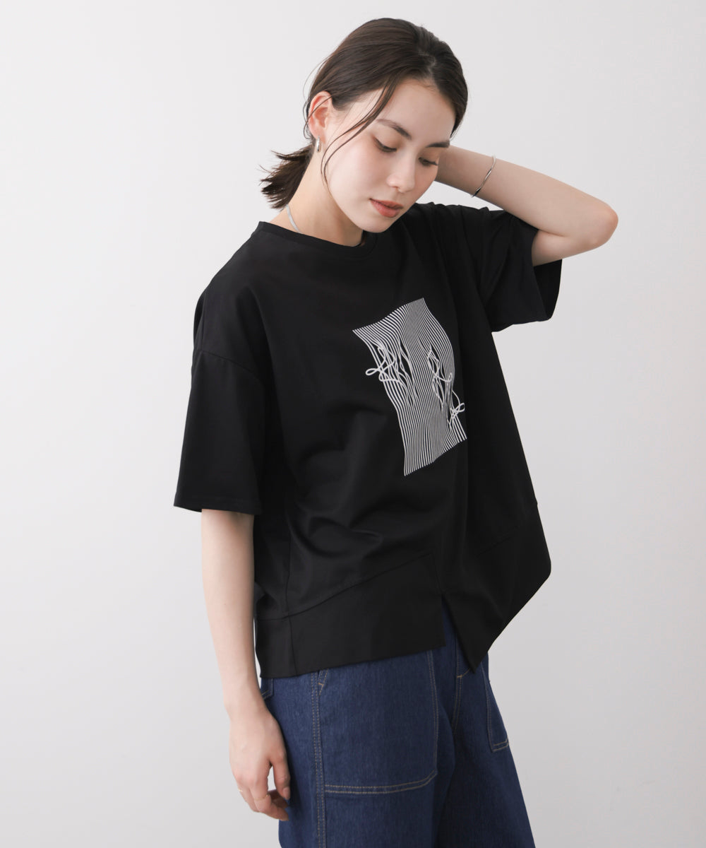 モノラインアートシャツ
