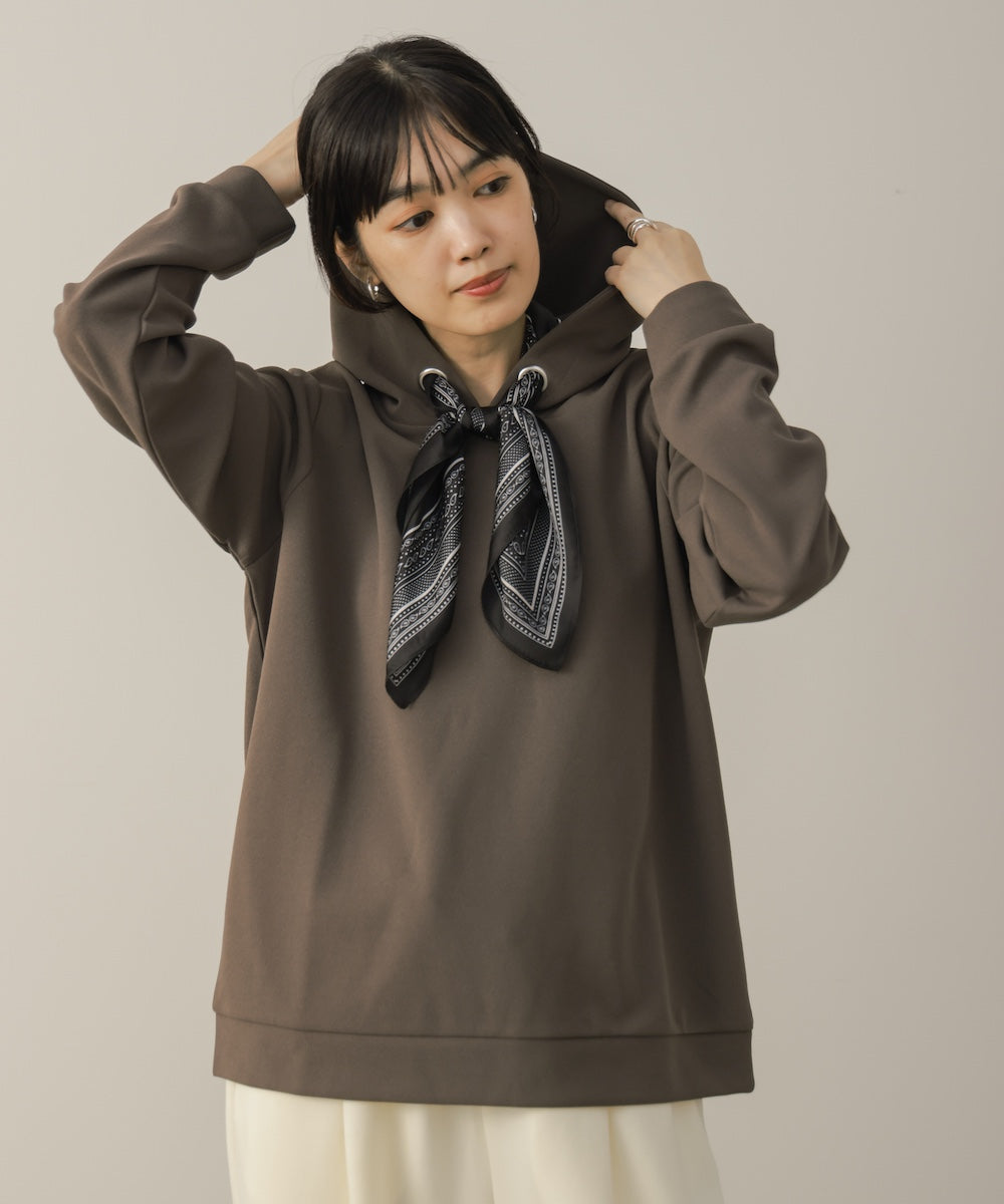 ダンボールツイルスカーフフーディ