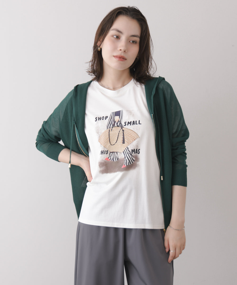 レディバッグモチーフTシャツ