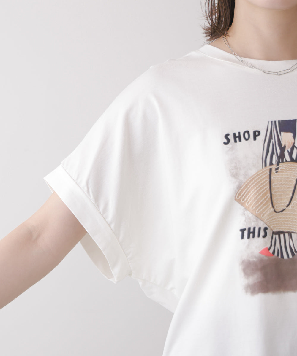 レディバッグモチーフTシャツ