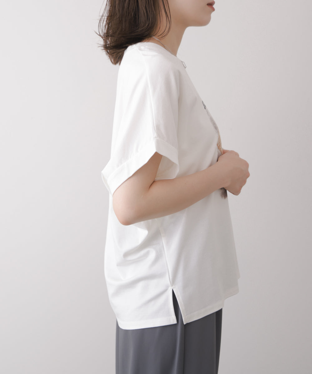 レディバッグモチーフTシャツ
