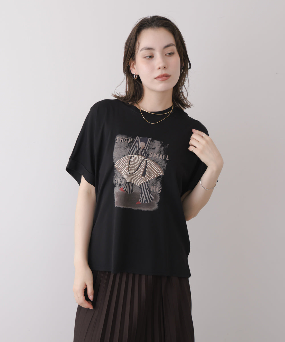 レディバッグモチーフTシャツ