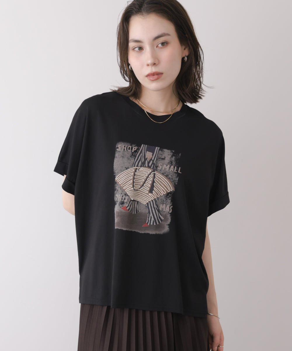 レディバッグモチーフTシャツ