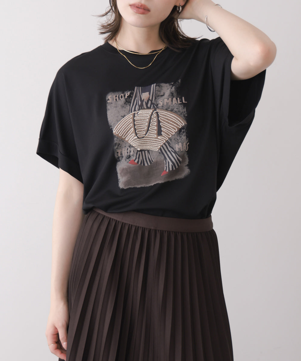レディバッグモチーフTシャツ