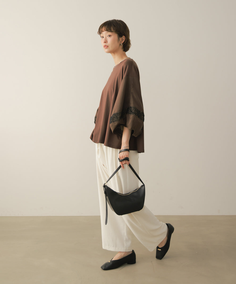 袖バルーンボリュームカットソー