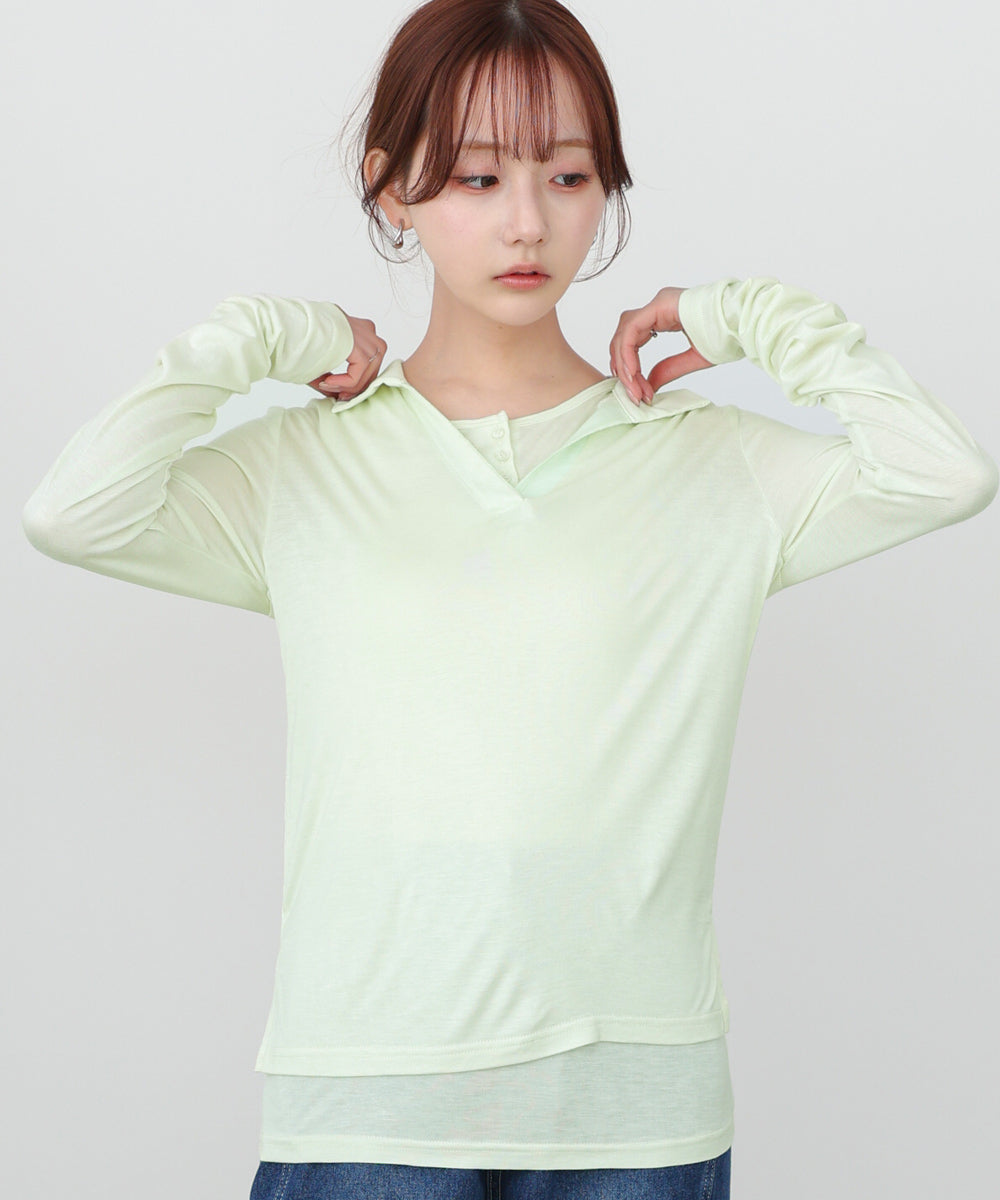 スキッパーカットソー+タンクSET