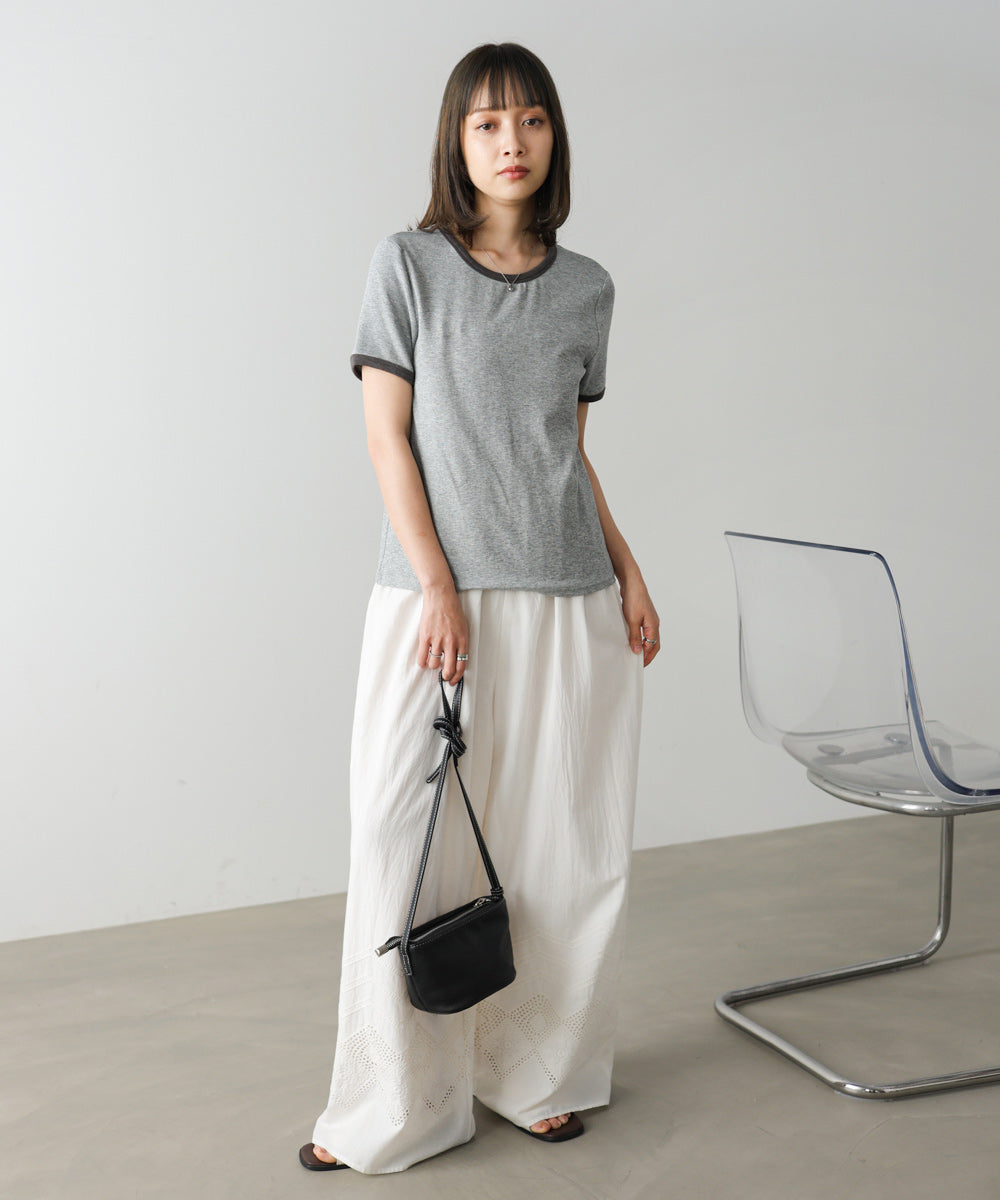 配色リンガーTシャツ