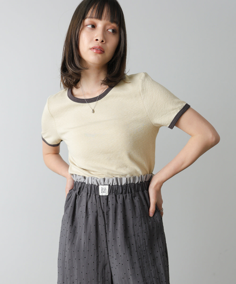 配色リンガーTシャツ