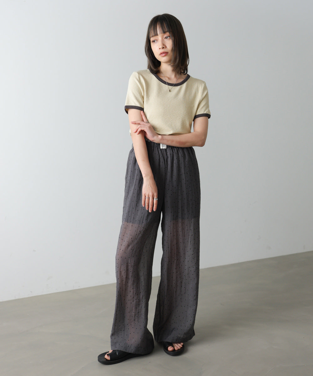 配色リンガーTシャツ
