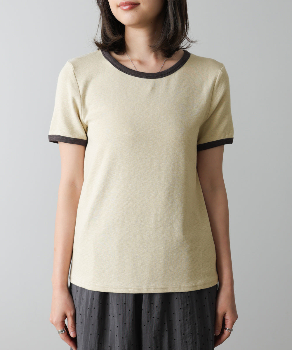 配色リンガーTシャツ