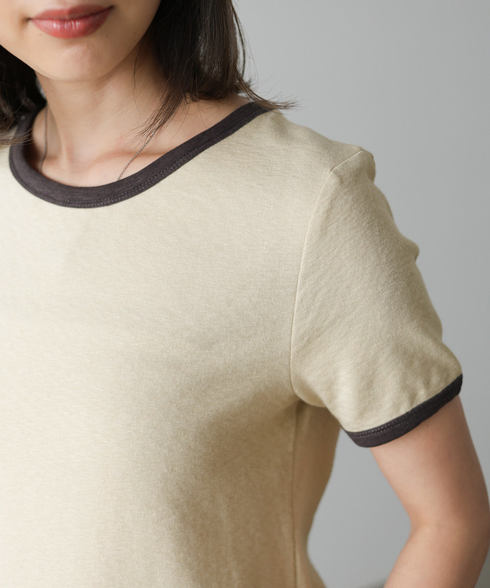 配色リンガーTシャツ