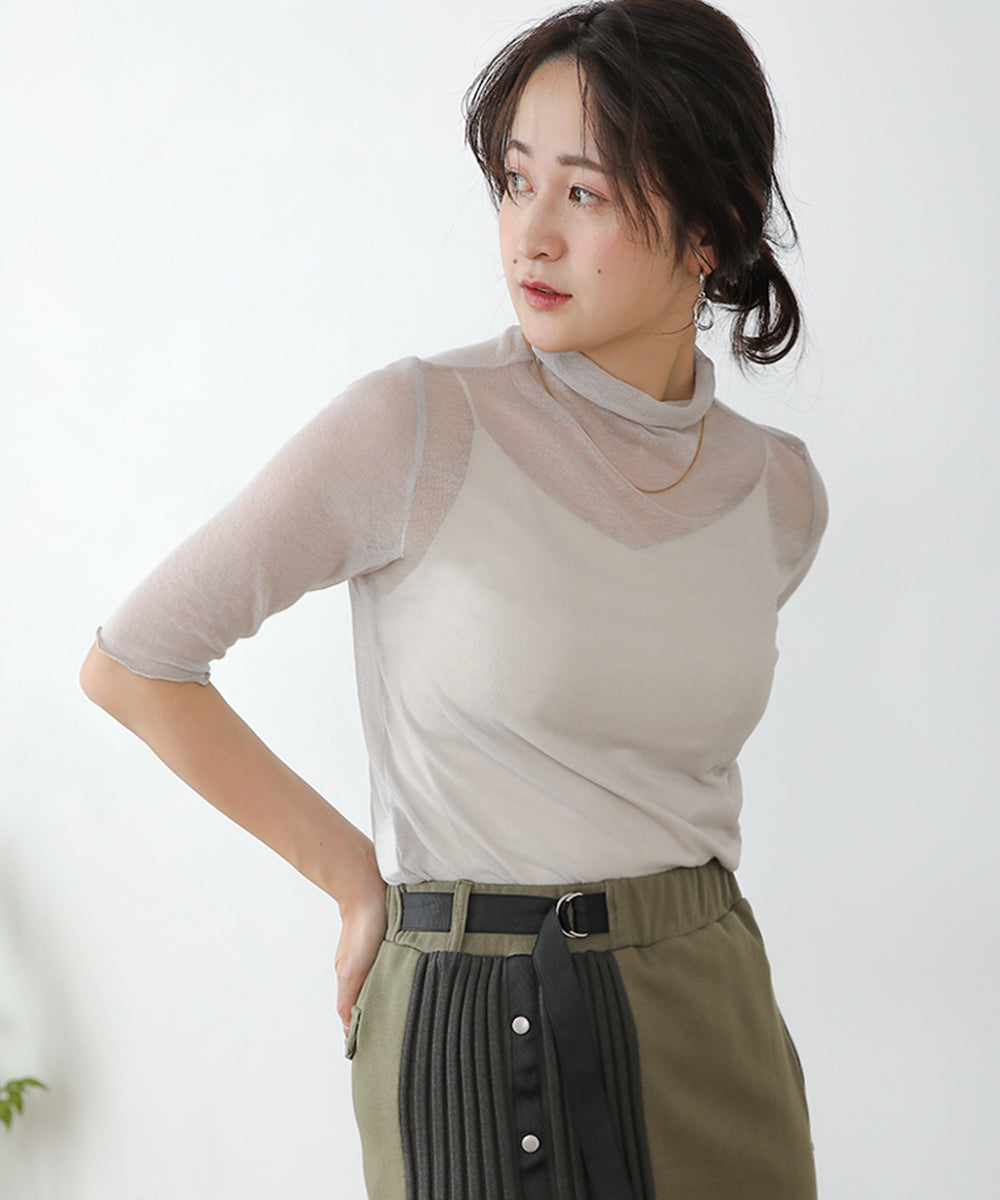 BouJeloud メローシアーカットトップス