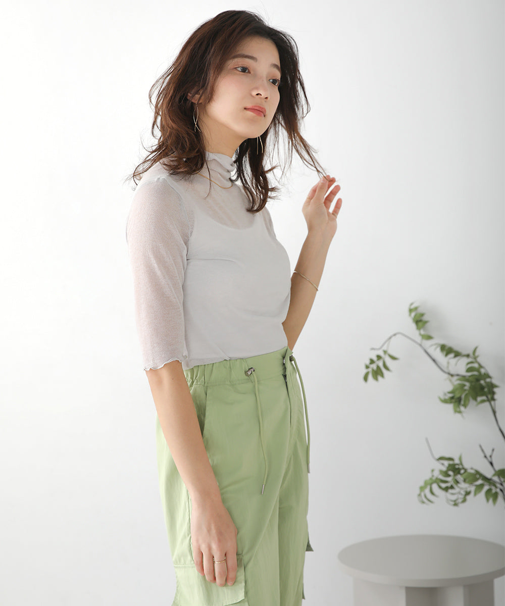BouJeloud メローシアーカットトップス