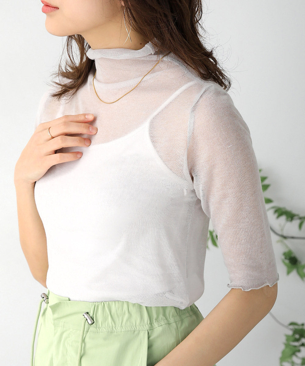 BouJeloud メローシアーカットトップス
