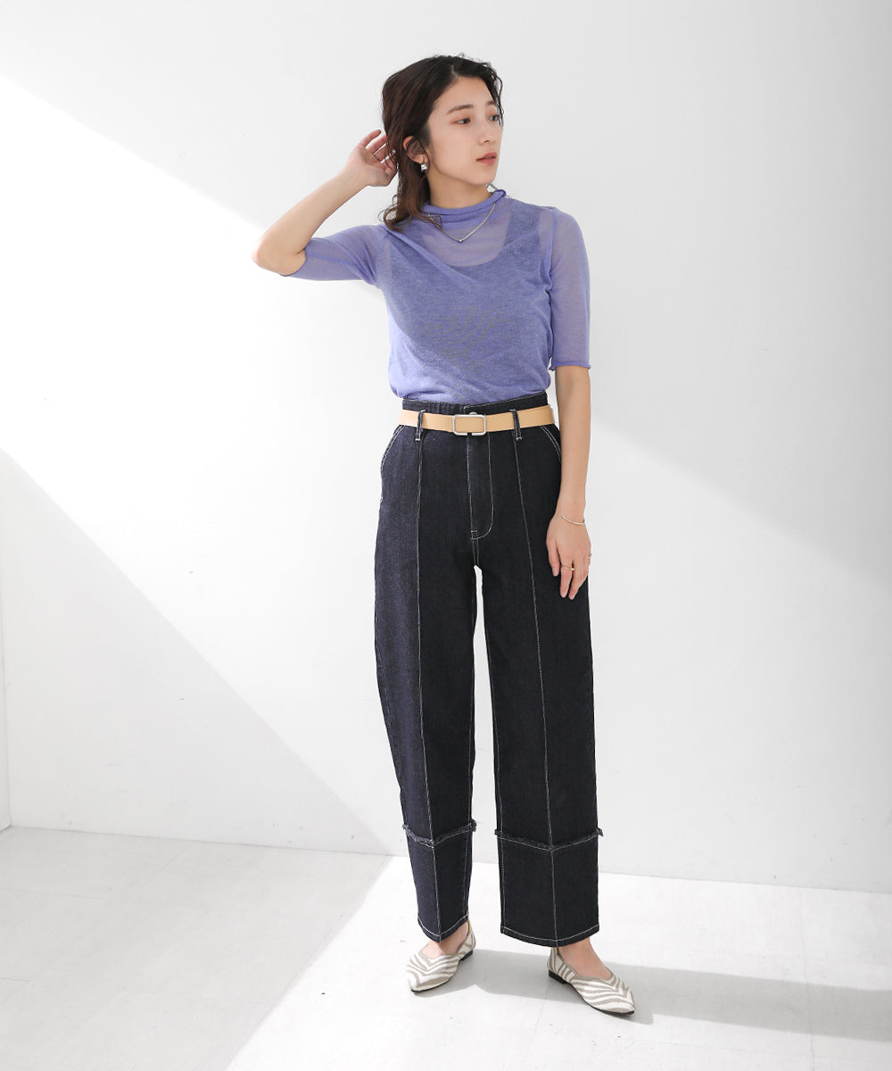 BouJeloud メローシアーカットトップス