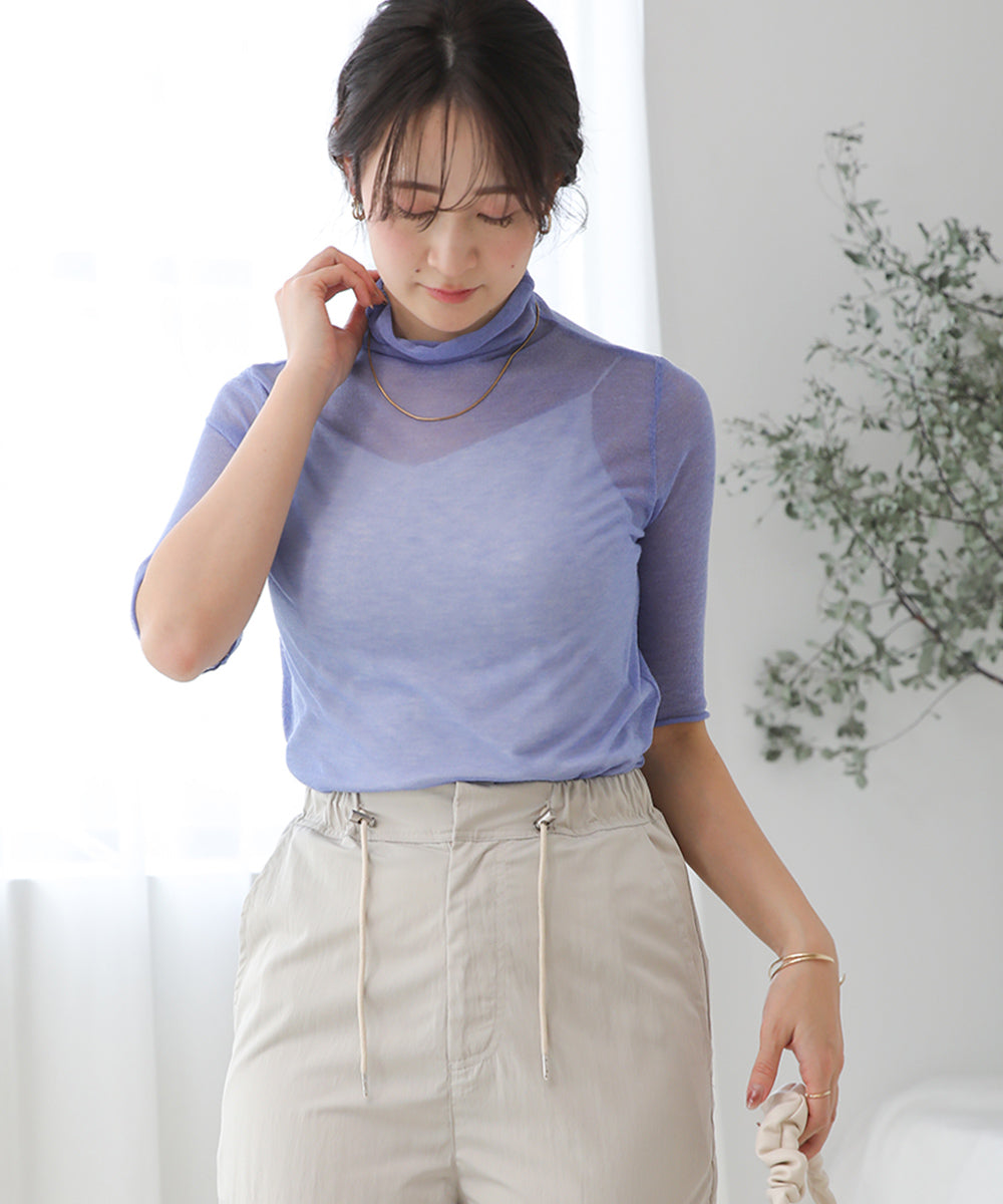 BouJeloud メローシアーカットトップス